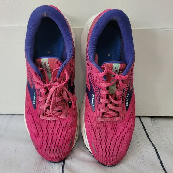 Brooks Size 8M Women's Ghost 14 Pink Purple Running Shoes Sneakers - Picture 5 of 11